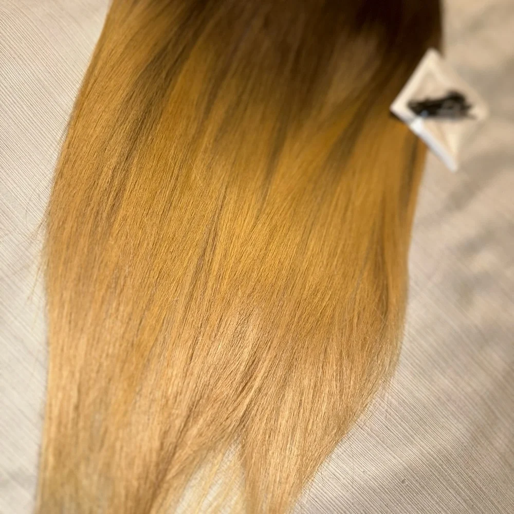 Beauty bello hair extensions NEW dark brown to sandy blonde